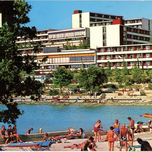 Poreč beaches in the 1970s