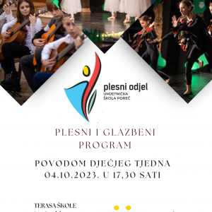 Plesni i glazbeni program Umjetničke škole Poreč
