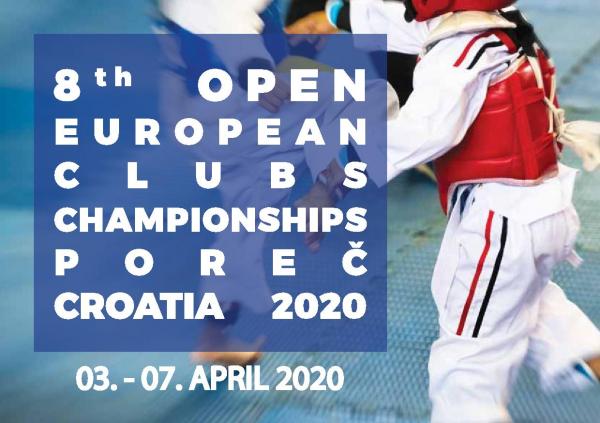 8th Open European Clubs Championships Poreč Croatia 2020