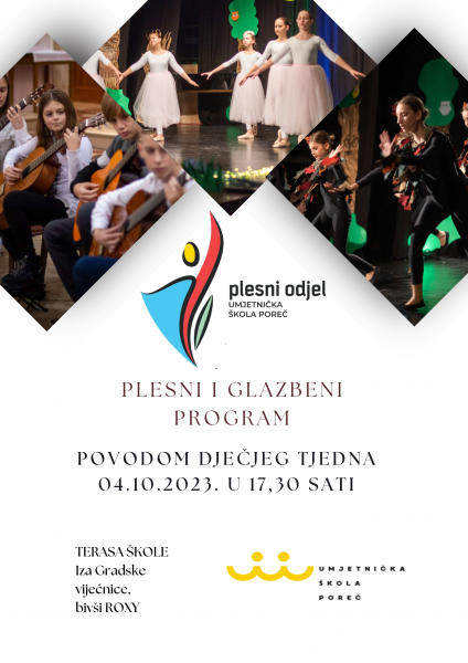 Plesni i glazbeni program Umjetničke škole Poreč