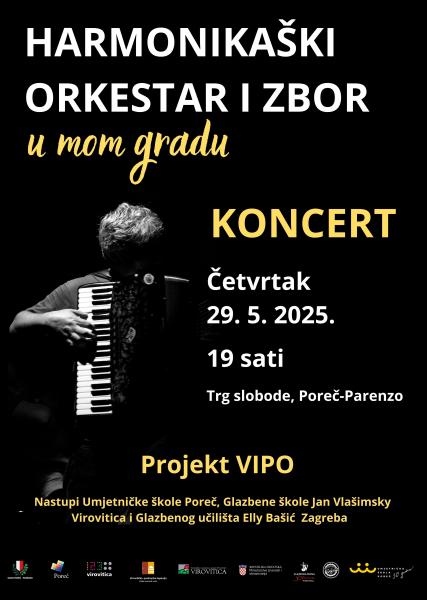 Orchestra di fisarmoniche e coro nella mia città – progetto “VIPO”
